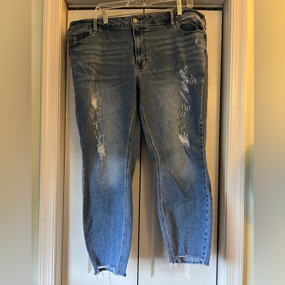 Mid Rise Rockstar Skinny Jeans